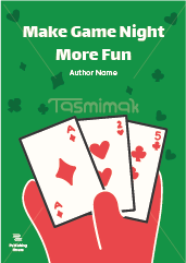 Customizable Green Games Book Cover Template Start Here