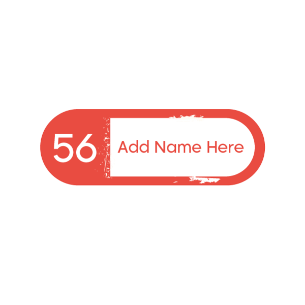 Creative Red Oval Stamp Design to Edit Explore It Now
