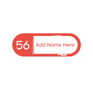 Creative Red Oval Stamp Design to Edit Explore It Now