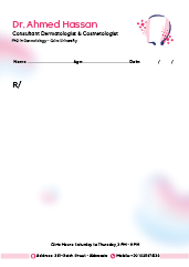 Dermatologist Prescription Pad Mockup to Customize Start Now