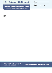 Laparoscopy and General Surgeon Prescription Template Get It