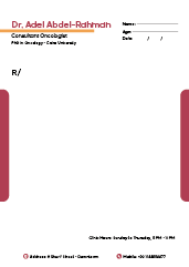 Elegant Oncologist Prescription Design to Customize Start Now