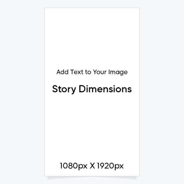 Social Media Story Size Ready for Add Text to Photo Start Now