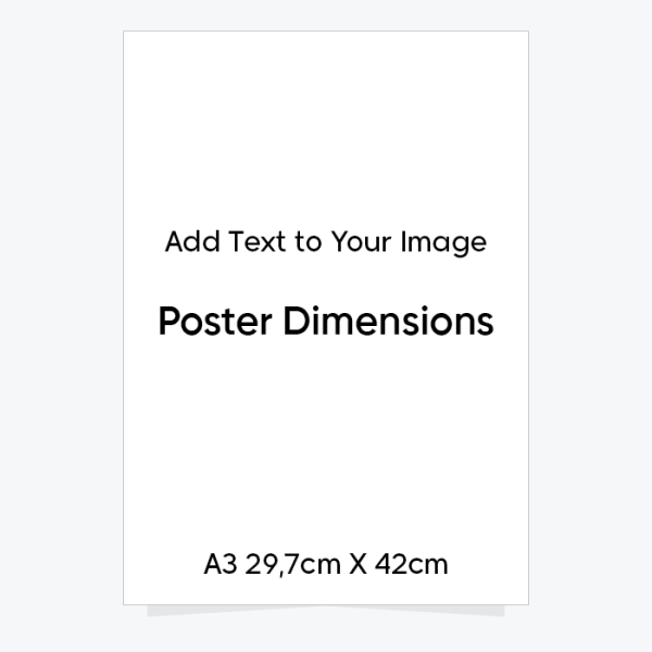 Write Text on Image Online with Poster Dimensions Start Here