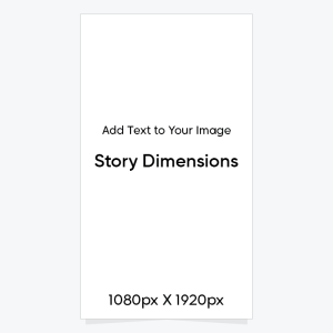 Social Media Story Size Ready for Add Text to Photo Start Now