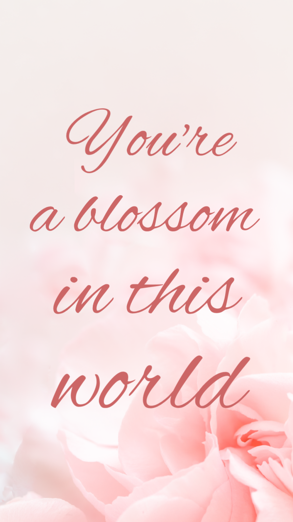 Fully Editable Floral Wallpaper for Phone Customize It Now  1