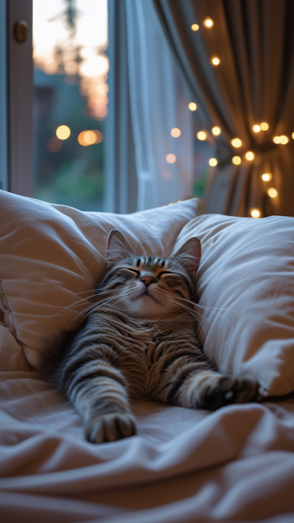 Cute Sleeping Cat Mobile Wallpaper HD Get It Now  0