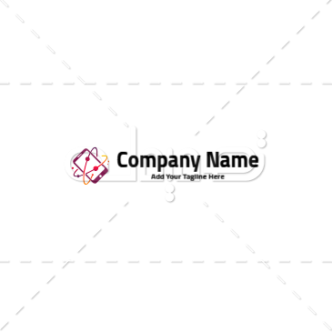 Arabic technology logo maker   | Information Technology logo | Technical logo | Computer Logo 1 Previews