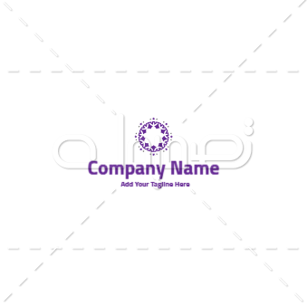 Arabic Creative Floral Border Logo   | Natural Logo | Leaf logo | Plant logo | Mountain logo | Green 1 Previews