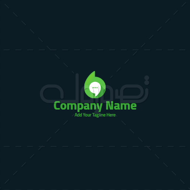  chat and conversation Arabic calligraphy logo generator  | Best Free and Premium Mobile App logo Templates 1 Previews