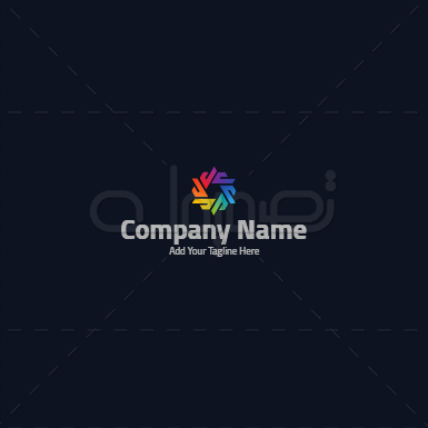 Creative Colorful Abstract Logo Arabic text design online   | Logo Templates Free and Premium Templates 1 Previews