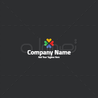 Arabic hearts logo maker  | Logo Templates Free and Premium Templates 1 Previews