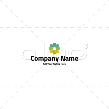 design online Colorful Flower Creative Logo  | Natural Logo | Leaf logo | Plant logo | Mountain logo | Green 1 Previews