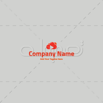  Arabic Cloud Play Multimedia Studio logo designer  | Information Technology logo | Technical logo | Computer Logo 1 Previews