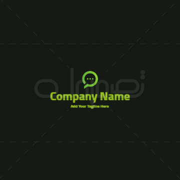   Arabic calligraphy  Messaging & Chatings logo generator  | Information Technology logo | Technical logo | Computer Logo 1 Previews