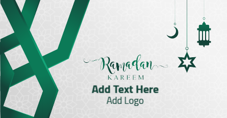 Advertising Facebook design  Ramadan Kareem illustration  | Ramadan Facebook ad design templates 2 Previews