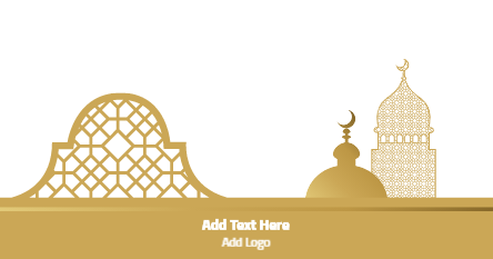 post LinkedIn Ramadan Kareem greeting card with Arabic style   | Ramadan LinkedIn Post design templates 3 Previews