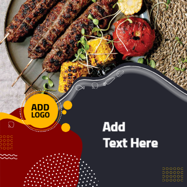 Facebook posts grill design online   | Facebook post template editable free and premium 2 Previews