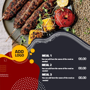Facebook posts grill design online   | Facebook post template editable free and premium 3 Previews
