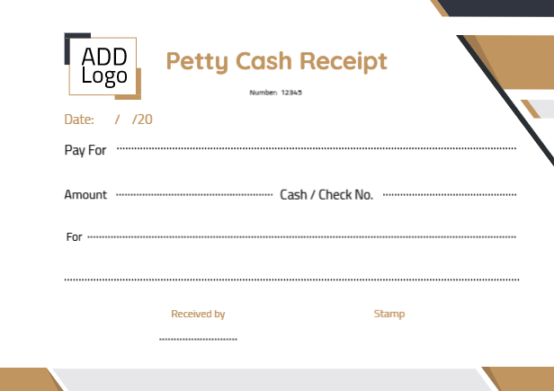 Design petty cash receipt online editable   | Petty Cash Receipt Designs, Themes and Customizable Templates 0 Previews