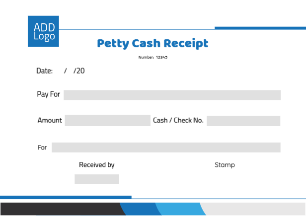 Simple petty cash receipt design online   | Petty Cash Receipt Designs, Themes and Customizable Templates 0 Previews