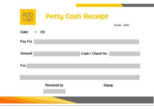 Design petty cash receipt online ad maker   | Petty Cash Receipt Designs, Themes and Customizable Templates 1 Previews