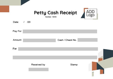 Creat petty cash receipt design online editable   | Petty Cash Receipt Designs, Themes and Customizable Templates 1 Previews