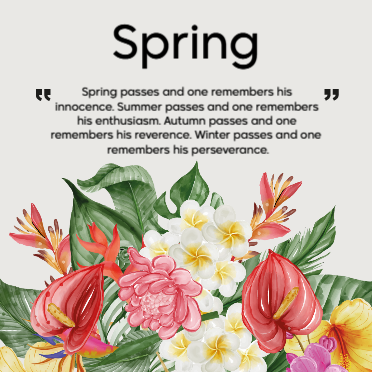 Spring facebook post design template online   | Instagram Post Templates 2 Previews