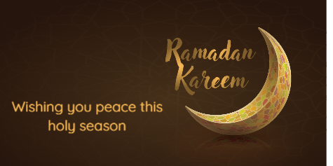 Twitter post  greeting Arabic style crescent Islamic banner    | Free and Premium Ramadan Twitter post template 2 Previews