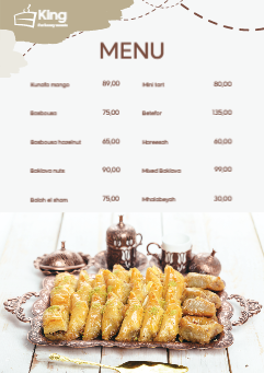 Menu Design Template of Oriental Dessert   | Restaurant and Cafe Menu design Templates Free Premium Download 2 Previews