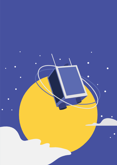 تصميم تيشيرت تصميم اليوم الوطني القمر الصناعي شاهين سات  | تصميم تيشيرت 0 Previews