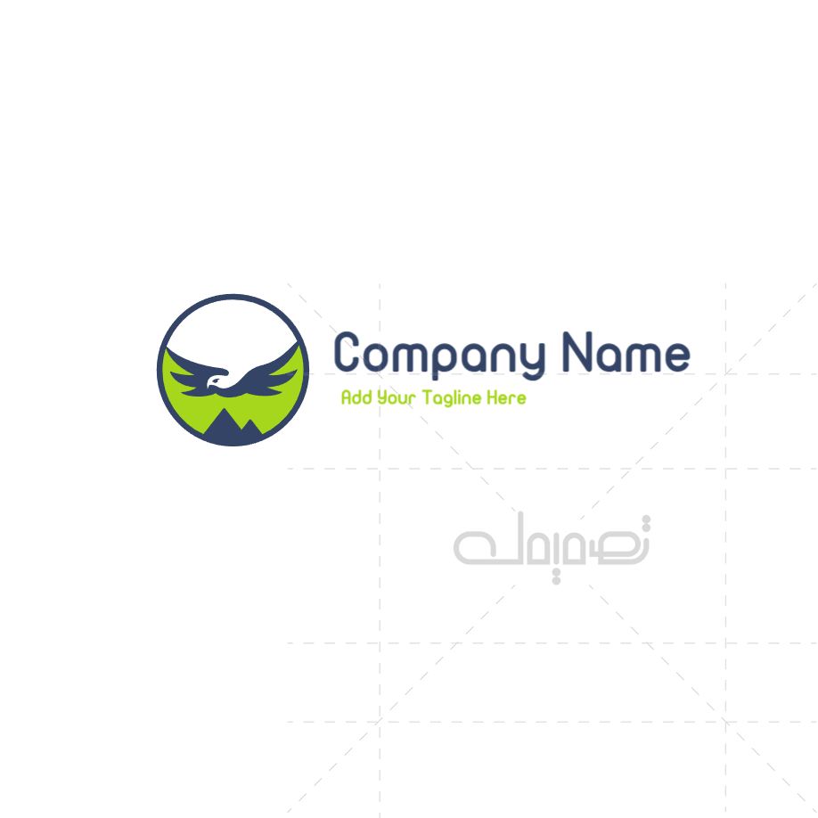 صانع شعار الطيور البرية الخط العربي   | قوالب تصميمات لوجو  | تصميم شعار مجاني او مميز 1 Previews