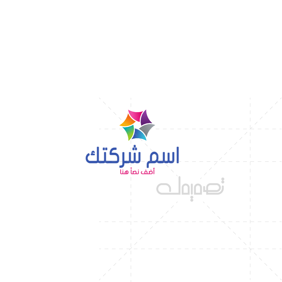 لوجوهات ابداعي ملون  | قوالب تصميم شعارات تجريدية | لوجو تجريدي 0 Previews